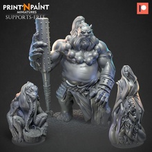 infinity mists bundle toys & games dragons female ghost supportless age ogre dungeon dnd muse oni haunted kappa sigmar 3d print model - Mito3D