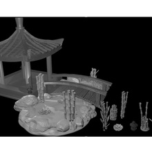chinois étang lillies bambou jouets Jeux wukong 3dprintingpro 3d print model - Mito3D