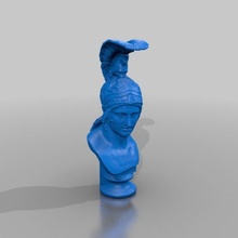 ares bust greek greekmythology 3d print model - Mito3D