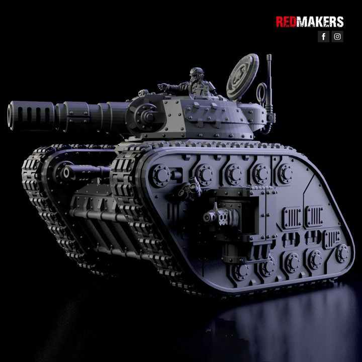 legendary battle tank - imperial force store 40k army board games guard wargaming warhammer ww2 military tabletop vehicles ww1 28mm 40000 grimdark leman krieg russ 3D print model - Mito3D