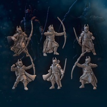 hhw archers miniatures 3dprint patreon warriors humans davalegames 3d print model - Mito3D