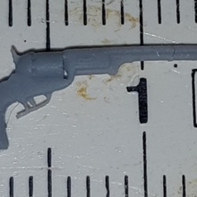 revolver modèle 1866 poulain ouest sauvage pistole 3d print model - Mito3D