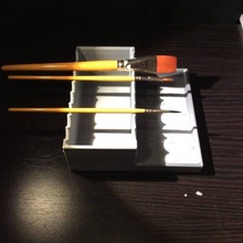 boya fırçası tutucu eğitim fırça 3d print model - Mito3D