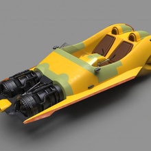 star savaşlar anakin hız yapan 3d Yazdır model araba oyunlar minyatürler Yıldız Savaşları oyuncaklar uçan jetler bilim fi 3d print model - Mito3D