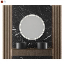 stunning dark bathroom toilet sink faucet washbasin 3d print model - Mito3D