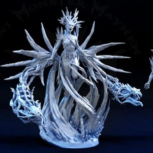 queen glacial depths store fantasy gaming rpg snow form tabletop freezing maiden frost dale auril icewind 3d print model - Mito3D