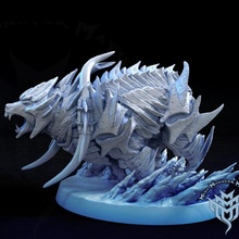 Imperium Polar Bär Geschäft Fantasie Gaming Rollenspiel Eis Tischplatte Mädchen gepanzert Frost Tal Eiswind 3d print model - Mito3D