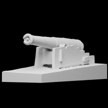 st katharine banchine cannone scansione Londra 3dprintable cc0 3d print model - Mito3D