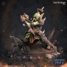 ranger cinia pre-supported store fantasy goblin bow ranged release encounter goblins castnplay supported 3d print model - Mito3D