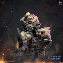 nar pre-supported store female goblin pet eater d&d pinup goblins carnivore castnplay 3d print model - Mito3D