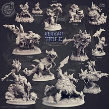 uru'can tribe pre-supported bundle toys & games collection clan orcs presupported urucan goblinss 3d print model - Mito3D