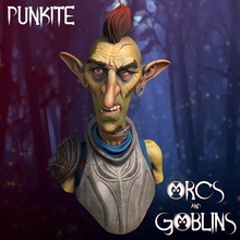 punkite goblin toys & games bust fantasy monster miniature 3d print model - Mito3D