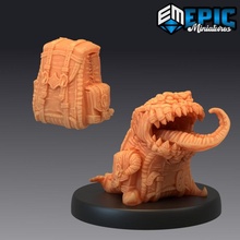 mimic backpack bag monster equipment trap toys & games city classic fantasy forest medieval rpg warhammer enemy tabletop dungeon encounter dnd pathfinder npc 3d print model - Mito3D