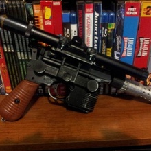 han solo dl-44 inspired hero blaster props & cosplay 3d print model - Mito3D