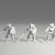 driade guerrieri mago multipart cavalleria d 28mm arcieri dungeon draghi driadi 3d print model - Mito3D