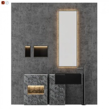 elétrico pedra banheiro torneira lavatório pecado 3d print model - Mito3D