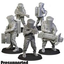 biyolojik tehlike kıyafetleri stl Ordu asker masaüstü mutant smg savaş oyunu radyasyon plazma 3d print model - Mito3D
