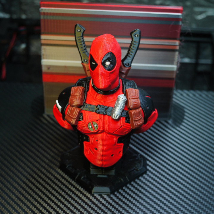 piscina morta multicor remixar mmu paleta herói maravilha Super heroi vingadores Admirador arte MCU Eastman iczfirz 3D print model - Mito3D