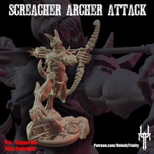 screacher archer attack monster 3dprint public 2021 3d print model - Mito3D