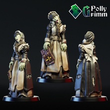 victorian steampunk undead maid hanged ghost zombie fantasy game mini monster miniature boardgame tabletop dnd npc 3d print model - Mito3D