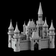 castle stadium fantezi Futbol oyunlar şövalye stadyum arazi kule oyuncaklar kan Sıcak Disney kale tale tribünler kuyruk peri manzara Neuschwanstein muhteşem 3d print model - Mito3D