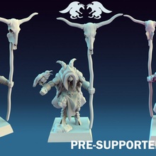 keçi şaman savaş oyunları canavar fantezi 3d print model - Mito3D
