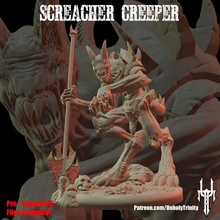 screacher creeper demon monster 3dprint public 2021 3d print model - Mito3D
