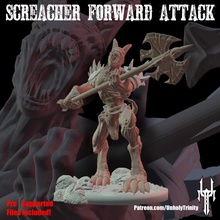 screacher attaque démon monstre 3dprint Publique 2021 3d print model - Mito3D