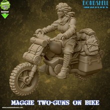 maggie bicicleta motocicleta Mad Max Guerrero camino bebé post apoc Wastelander 3d print model - Mito3D