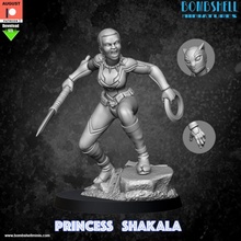shakala warrior blackpanther babe cyber 3d print model - Mito3D