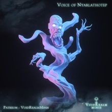 Stimme Nyarlathotep Dämon Geist Grusel Monster Tischplatte Lovecraft Arkham Chaos seltsam Gespenst eldritch 3d print model - Mito3D