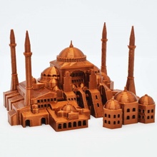 Hagia Sophia Türkiye mağaza mimari Yunan Osmanlı kule anıt kilise cami kale Ortodoks aziz katedral dönüm noktası mini dünya istamlam miniworld3d İstanbul 3d print model - Mito3D