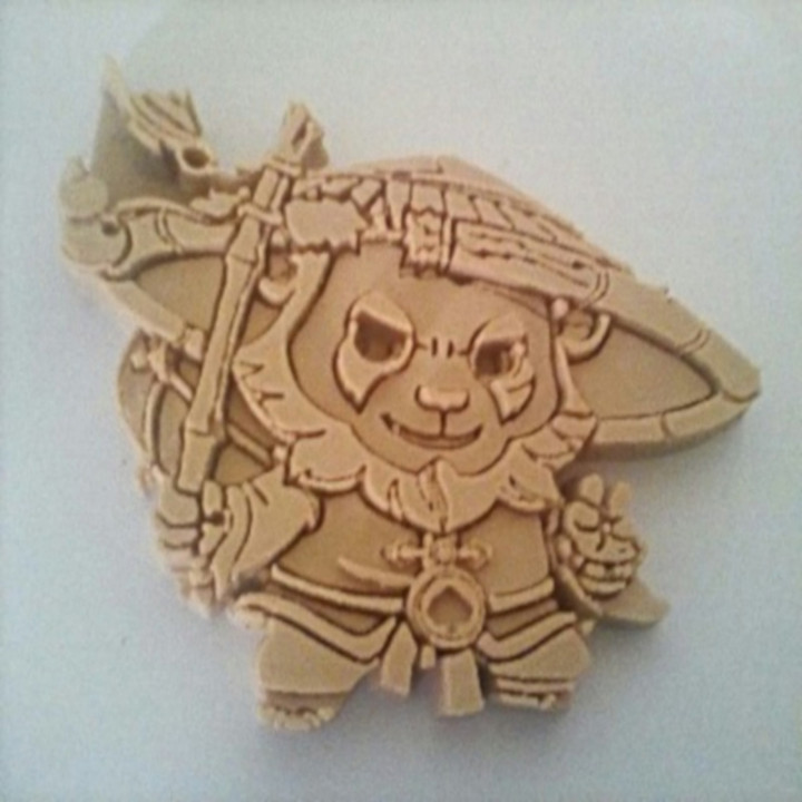 bas-relief-warcraft-panda-bois anime geek warcraft jdr 3D print model - Mito3D