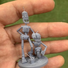 noz parafuso desenho animado Diversão engraçado robô interruptor robôs Piada Pateta tico 3d print model - Mito3D