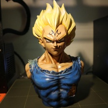 majin vegeta busto anime escultura Dragon Ball Z 3d print model - Mito3D