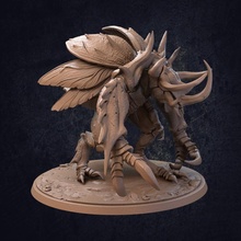 beetle hulk - presupported store beast bug claws creature dragon dungeons fantasy insect mini monster wings miniature horns trappers tabletop dnd ttrpg lodge 3d print model - Mito3D