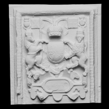 relief stone glamis castle scan scotland 3dprintable cc0 glamiscastle 3d print model - Mito3D