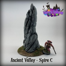 spire - ancient valley terrain collection store 40k environment fantasy landscape rpg wargaming warhammer rock stylized tabletop dnd role-playing mountains ageofsigmar aos terry'stabletop 3d print model - Mito3D