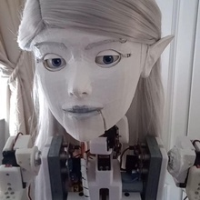 Robowaifu animatronique tête 1 Humain dimensionné Android arduino DIY droïde femelle fille Dame Open source robot sci femme ouvert gynoïde open 3d print model - Mito3D