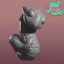 bebé wyrm dragón nido gratis continuar huevo 3d print model - Mito3D