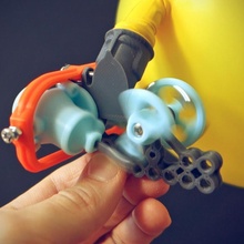 oscilante cilindro motor Lego Steampunk balão pistão ar vapor Tecnico comprimido pneumático 3d print model - Mito3D