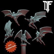 gölge alanı bulut topuklu 40k karanlık elf Uzay Warhammer kanatlar Eldar ilginçlik Aeldari Drukhari örümcek bela 3d print model - Mito3D
