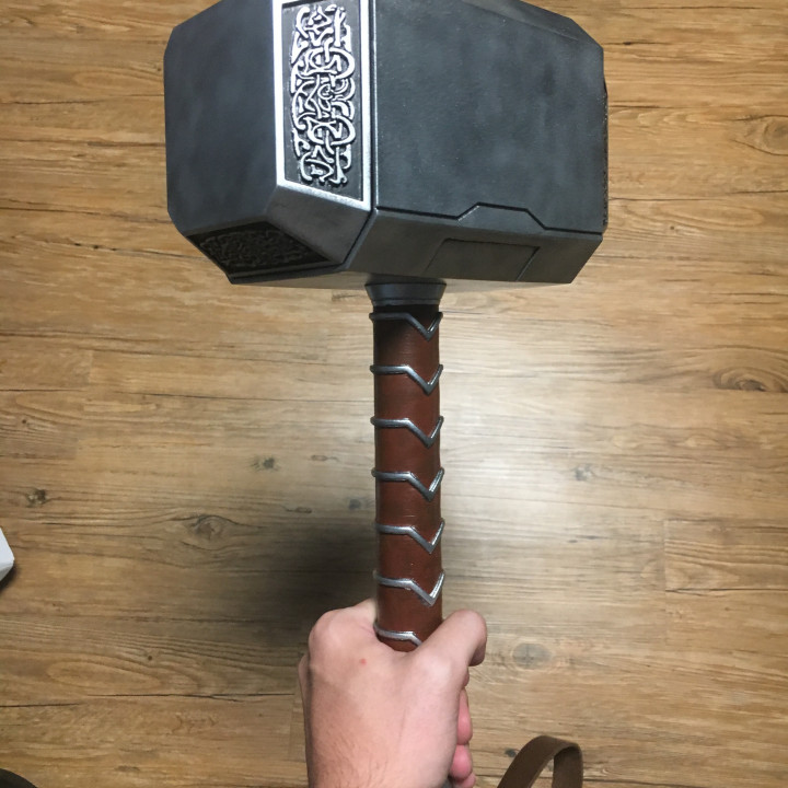 Thor's martello mjolnir meraviglia thor norvegese 3D print model - Mito3D