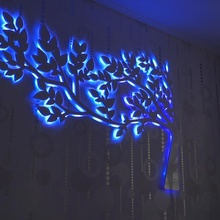 ağaç dekoratif panel arka ışık duvar Bahçe Lamba Led aydınlatma renk rgb 3d print model - Mito3D