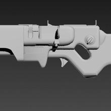 istituto fucile laser fallout 4 3d print model - Mito3D