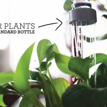 water bottle adapter & garden 3d print model - Mito3D