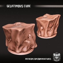 gelatinous cube creature mini miniatures monster rpg pla miniature resin boardgames monsters base tabletop fanart minis creatures d&d dnd 3d-printing gamepiece dungeon&dragon dungeondog dungeondogminiatures dungeonminiatures gelatine 3d print model - Mito3D