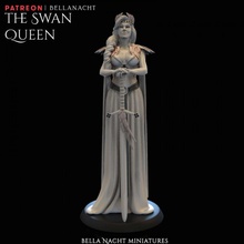 swan queen - 75mm + 140mm toys & games crow goddess queen strong warrior woman disney commercial fairytale swan odette