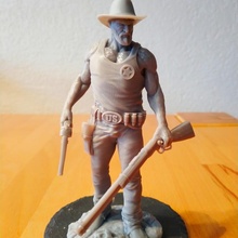 us marshal logan - action western toys & games 3d print model - Mito3D
