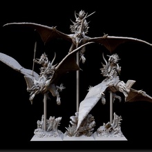 Ramphodon biniciler oyuncaklar oyunlar Warhammer kertenkele Ageofsigmar aos yüksek melek minyatürler 3d print model - Mito3D